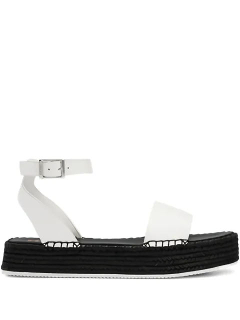 HUGO Espadrille plataforma com tira no tornozelo