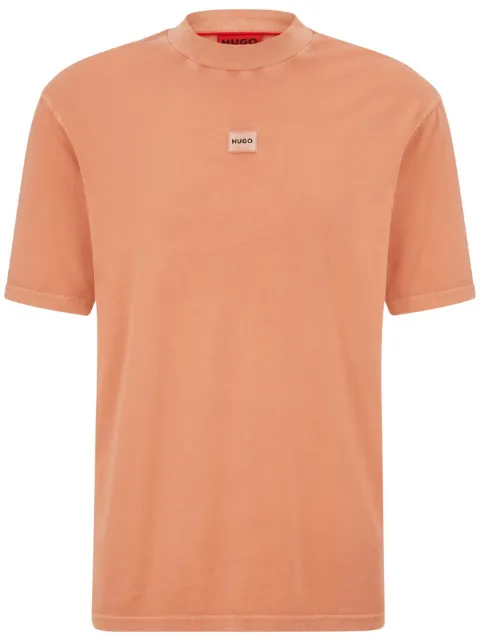 HUGO Camiseta Direzzi com patch de logo