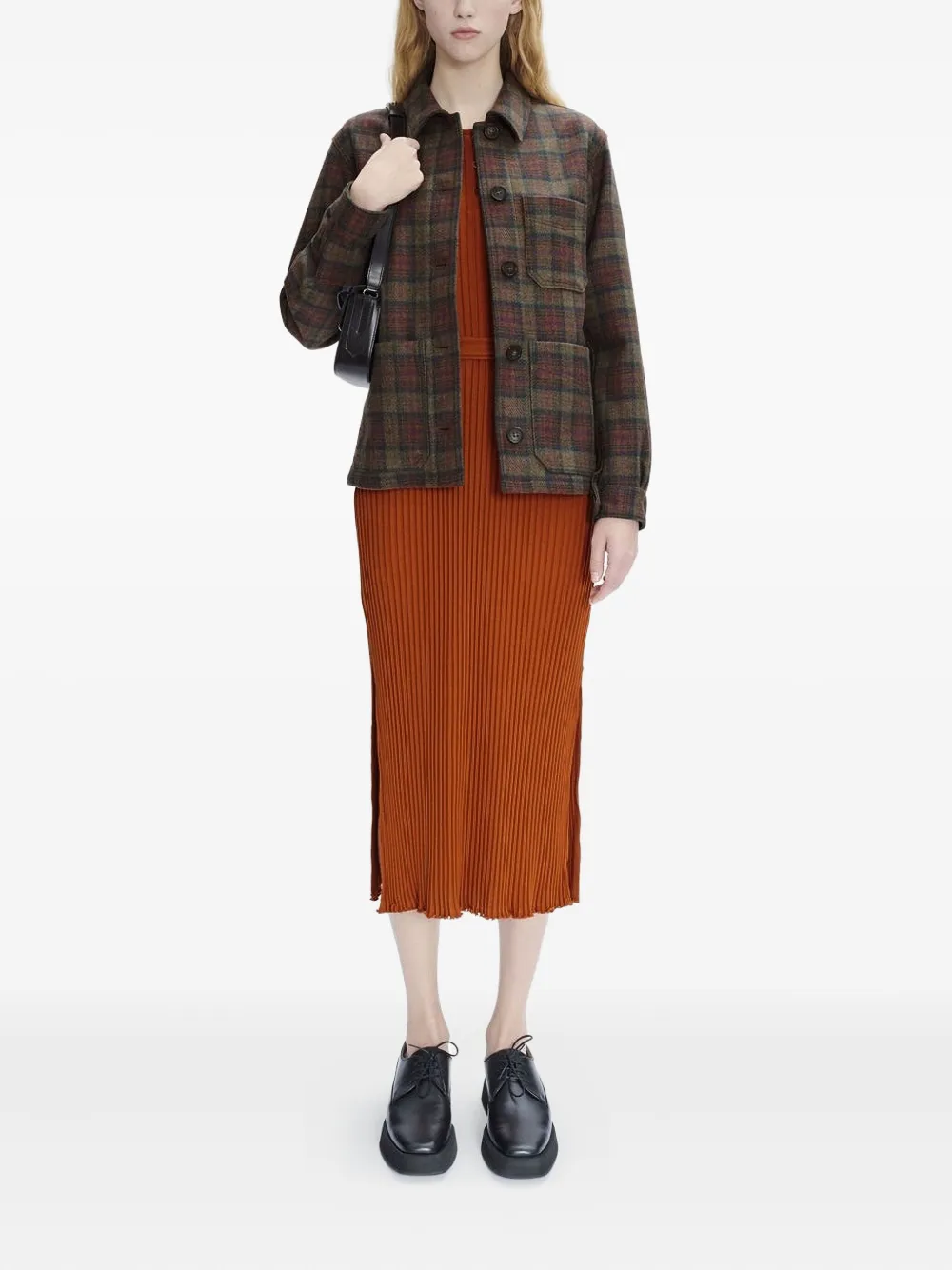 A.P.C. checked wool jacket Bruin