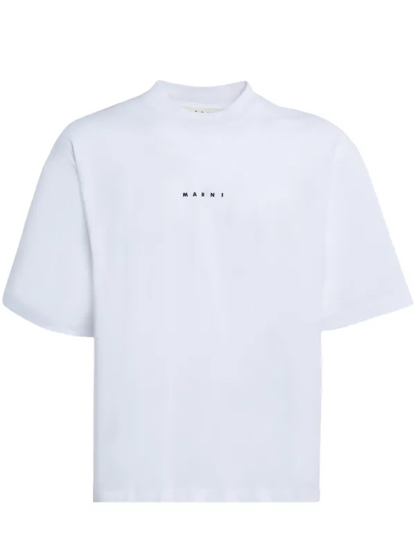 Marni ロゴ Tシャツ | ホワイト | FARFETCH JP
