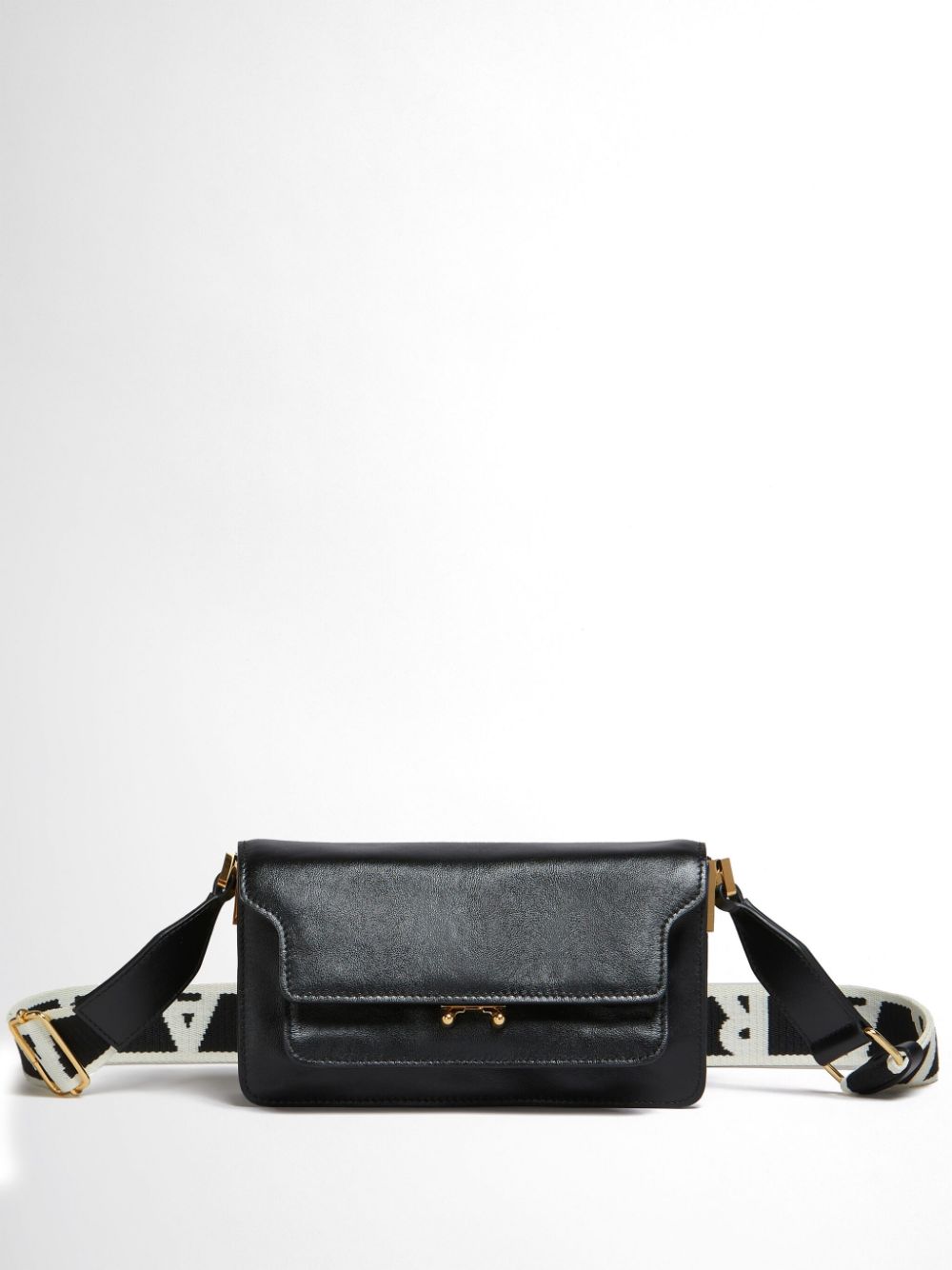 Marni Trunk leather shoulder bag - Black