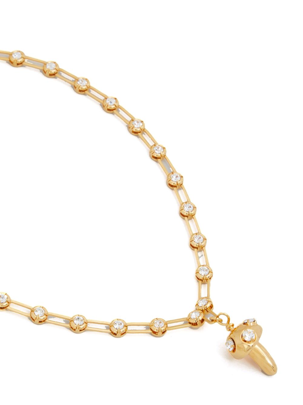 Marni glass crystal-embellished necklace - Goud