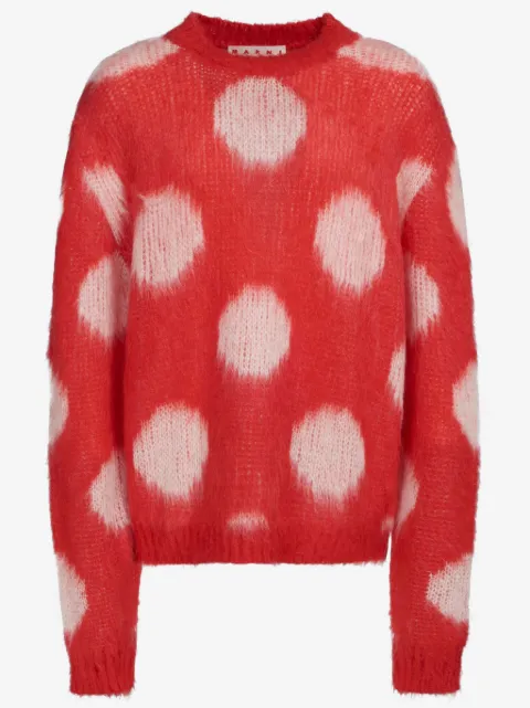 Marni polka-dot intarsia jumper