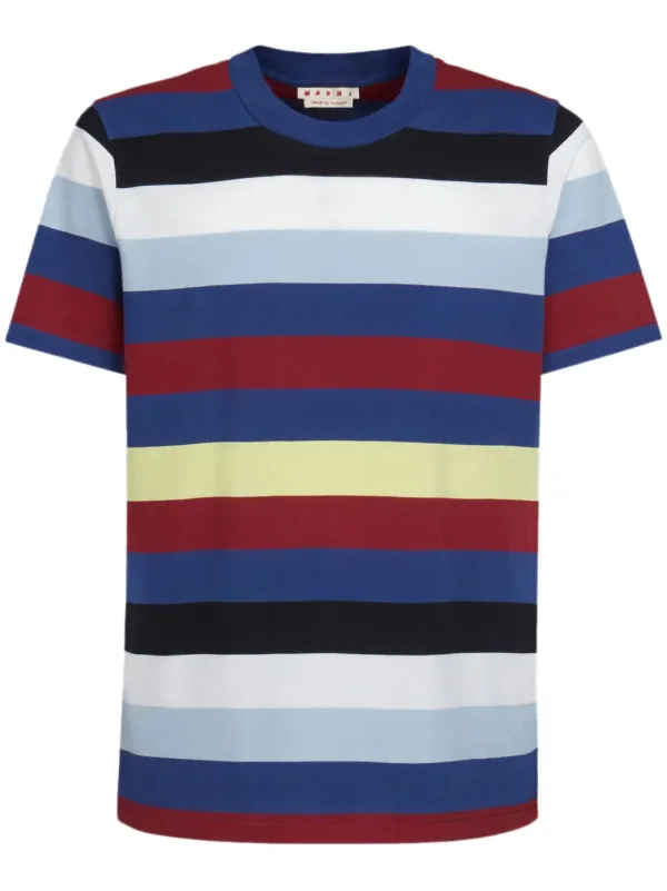 Marni ストライプ Tシャツ | ブルー | FARFETCH JP
