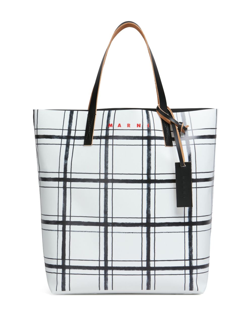 Cheap Marni Tribeca checked tote bag Men