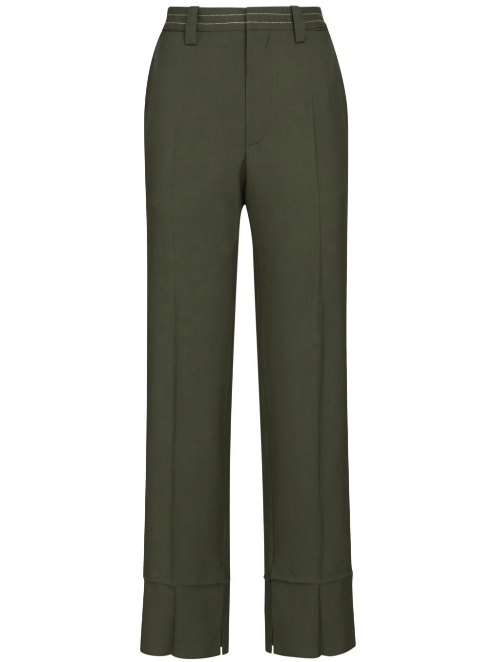 Marni straight-leg tailored trousers - Green