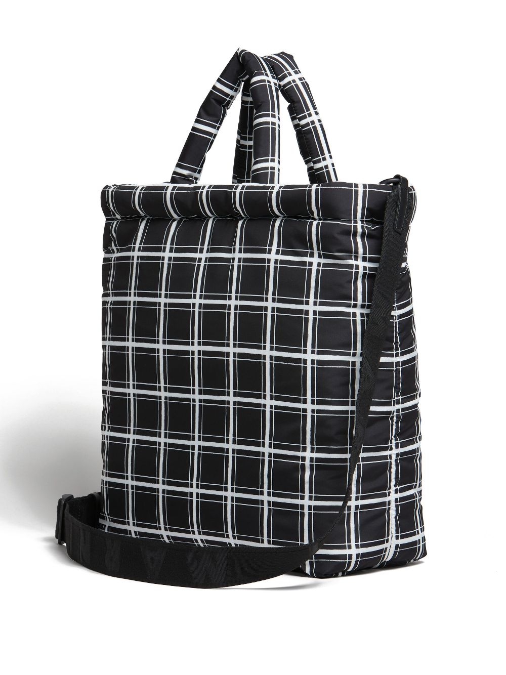 Marni Puff checked tote bag Women