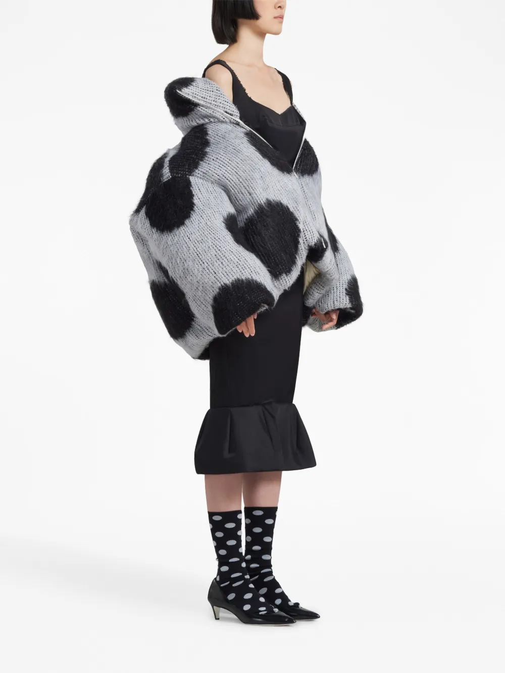 Marni polka dot-print puffer jacket | Smart Closet