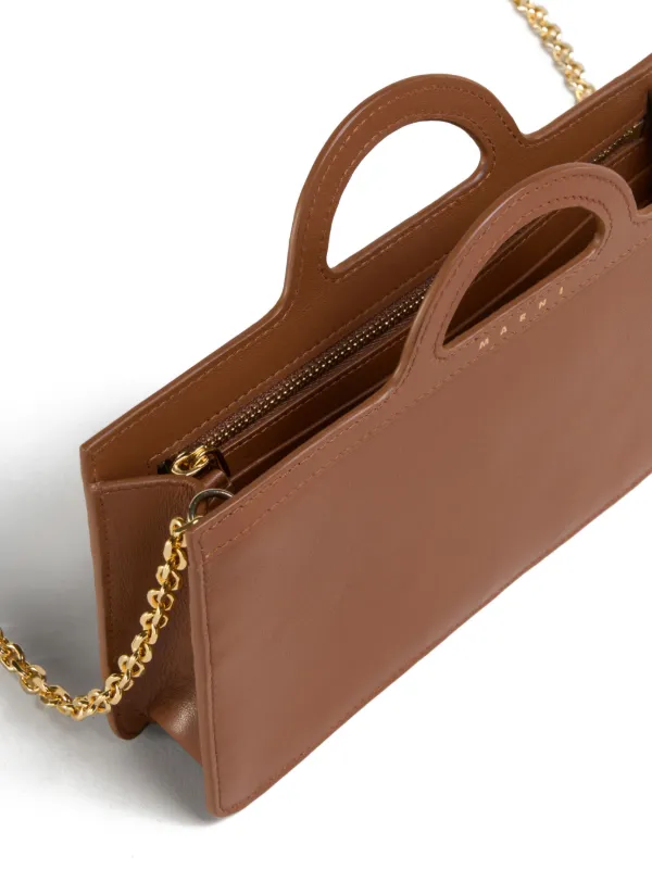 関税送料込【MARNI】Tropicaliaウォレット チェーンストラップ付 MARNI レザー製 TROPICALIA ウォレット チェーンストラップ付き