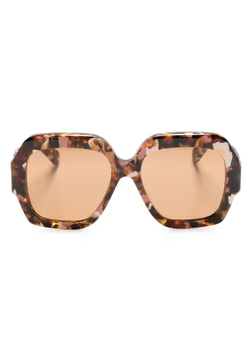 Lunettes de soleil Gayia à monture carrée - Chloé Eyewear - Modalova