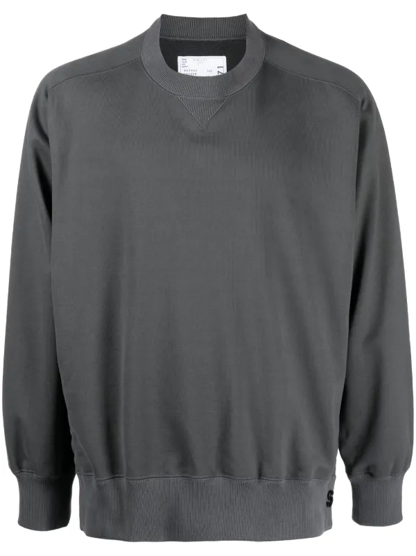 サカイ》スポンジ スウェット クルーネック プルオーバー (sacai