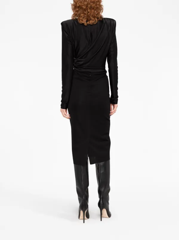 TOMFORD ハイウエスト ストレッチ ミディ スカート TOM FORD ハイウエスト スカート | ブラック | FARFETCH JP