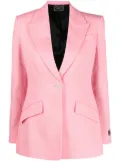 Versace Allover-jacquard wool blazer - Pink