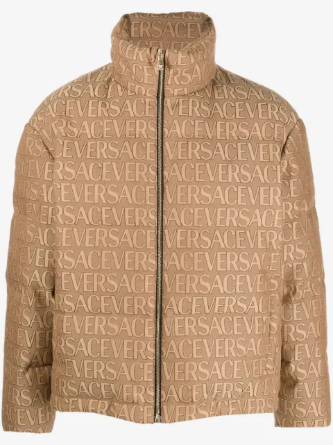 Versace chamarra capitonada Versace Allover