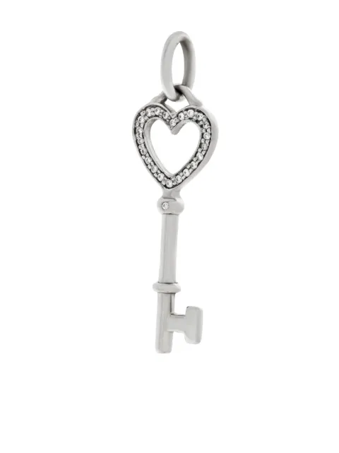 Tiffany & Co. Pre-Owned 18kt white gold Key diamond pendant