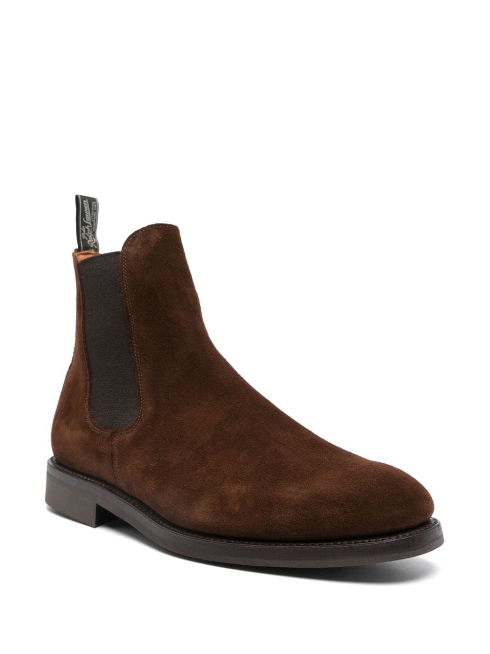 Shop Polo Ralph Lauren Suede Ankle Boots In Brown