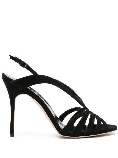 Manolo Blahnik Sardina 105mm suede sandals