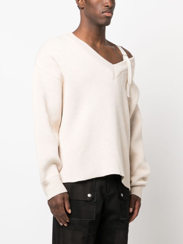 Jacquemus La Maille Sargas Asymmetric Jumper - Farfetch