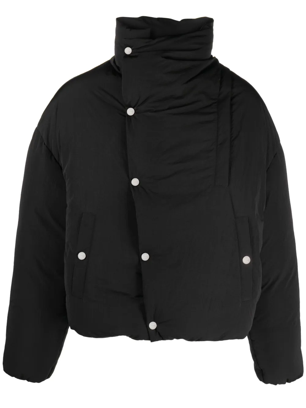 Shop Jacquemus La Doudoune Cocon Puffer Jacket In Black