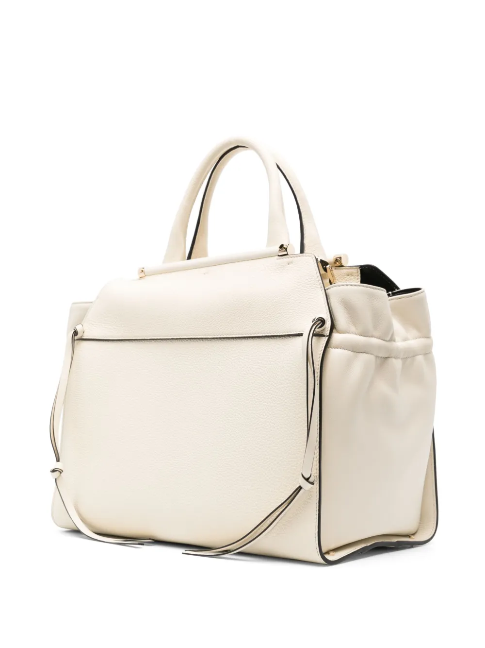 Chloé Steph leren shopper Wit