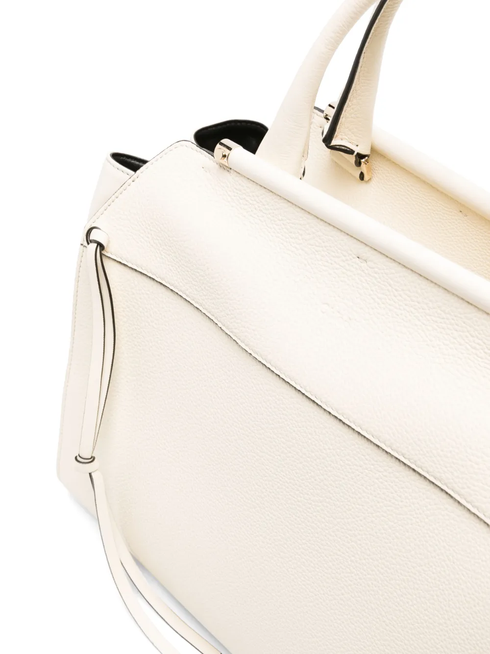 Chloé Steph leren shopper Wit