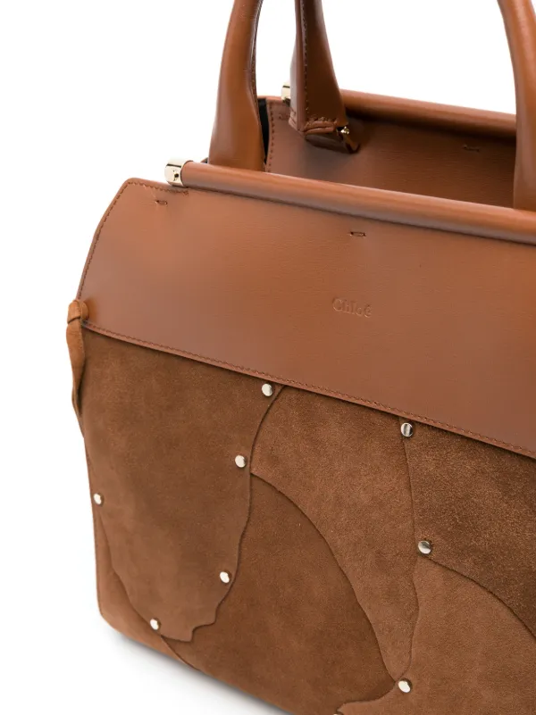 【関税&送料込】Chloe Steph Medium Grainy Leather Handbag Chloé Medium Steph Tote Bag | Brown | FARFETCH