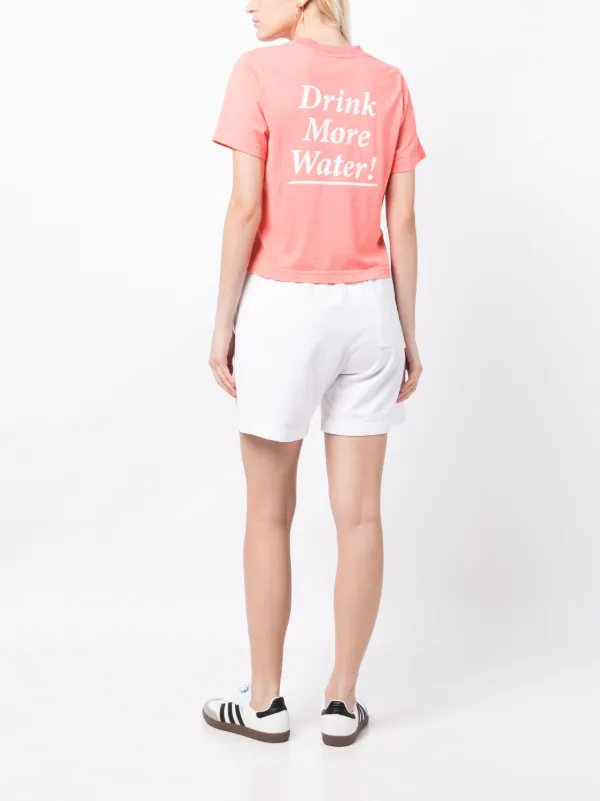 Sporty＆Rich Tシャツ ロゴプリント 半袖 ピンク Sporty & Rich ロゴ Tシャツ | ピンク | FARFETCH JP