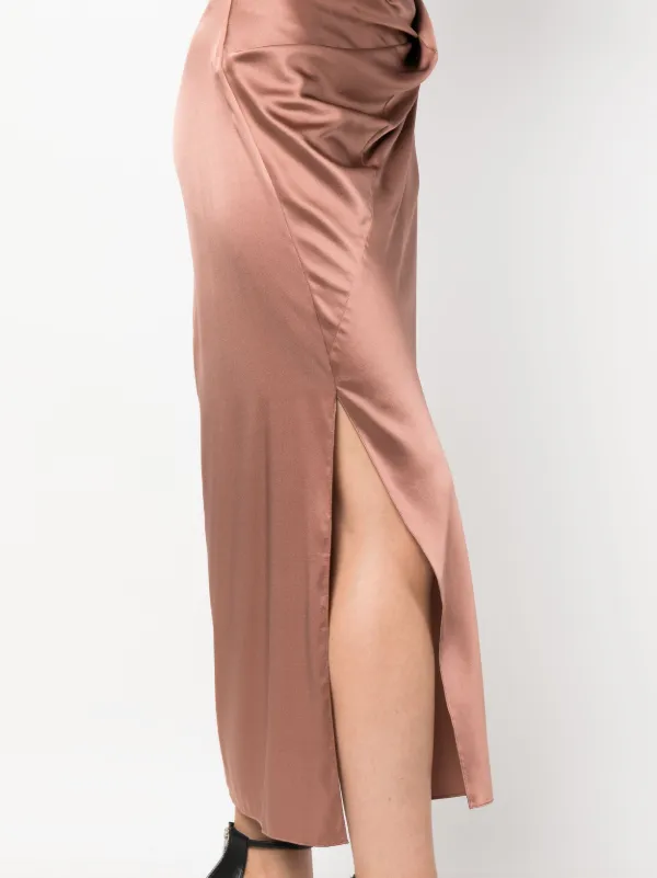 Helmut lang clearance satin maxi skirt