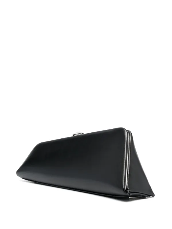 The Attico 8.30PM Leather Clutch Bag | Black | FARFETCH