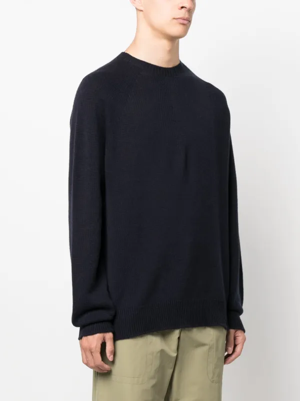 Jil Sander クルーネック カシミアセーター | ブルー | FARFETCH JP