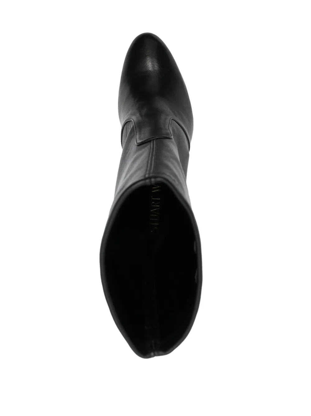 Stuart Weitzman Woman Ankle Boots Black Size 7.5 Leather In Black