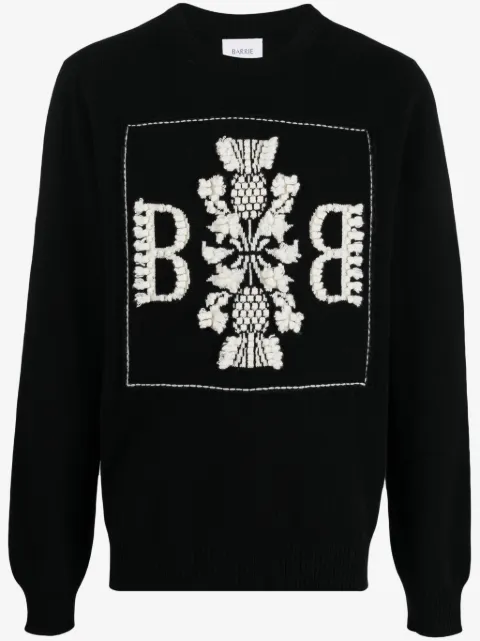 Barrie 3D-knit cashmere jumper