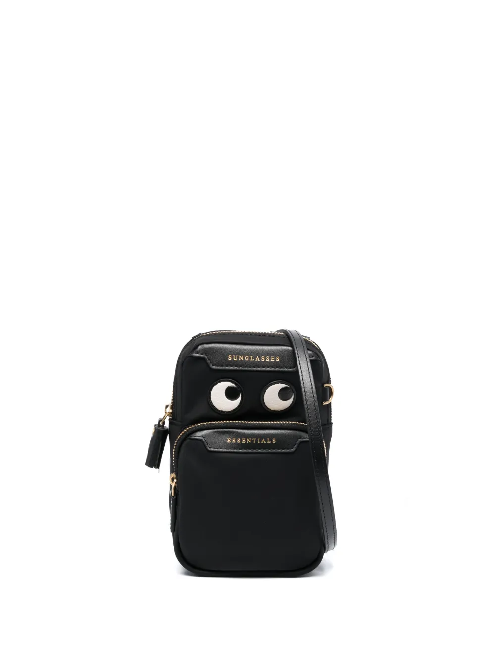 Shop Anya Hindmarch Eyes Essentials Crossbody Bag In Black