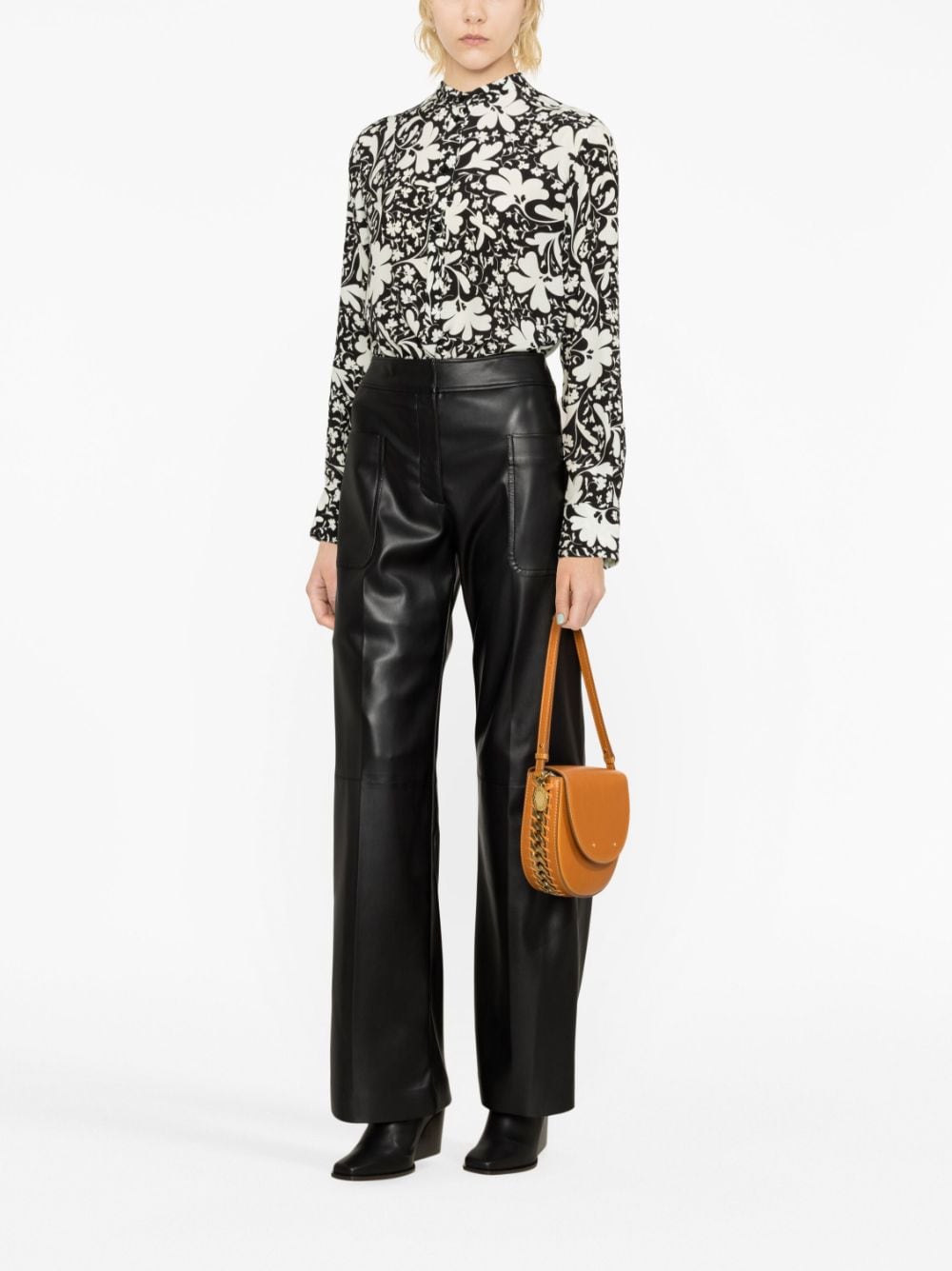 Stella McCartney Alter Mat wide-leg trousers - Zwart