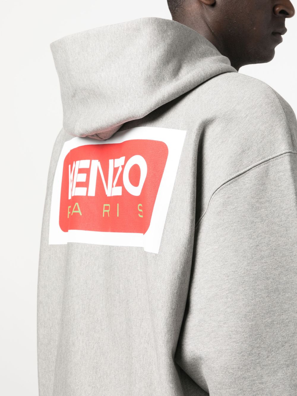 Kenzo logo-print cotton hoodie Men