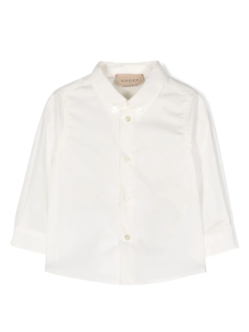 Gucci Kids long-sleeve button-down shirt | White | Image 1