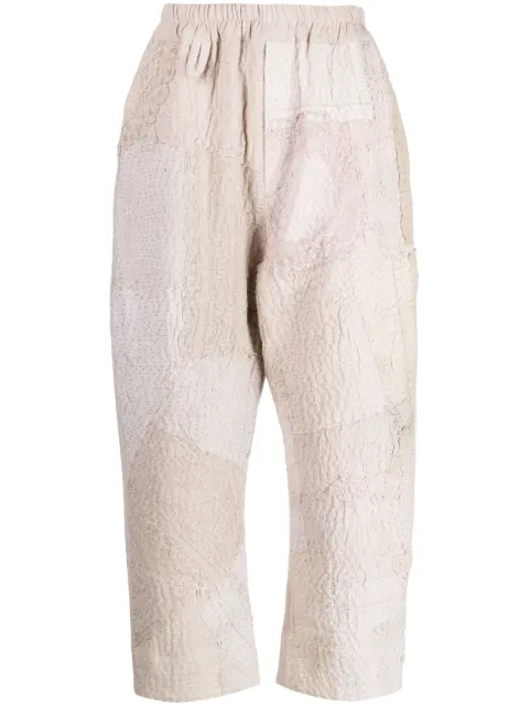 By Walid Gerald linen cropped pants