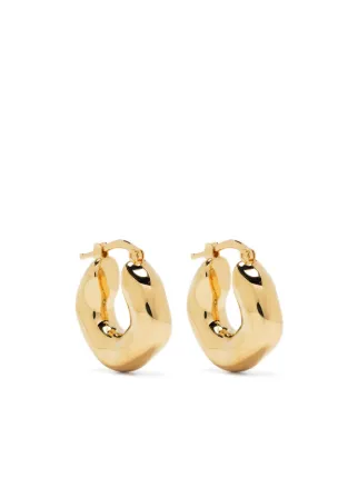 Jil Sander フープピアス | ゴールドトーン | FARFETCH JP