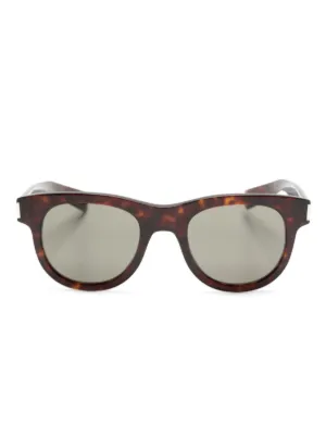 Saint Laurent Eyewear SL 571 ラウンドフレーム サングラス