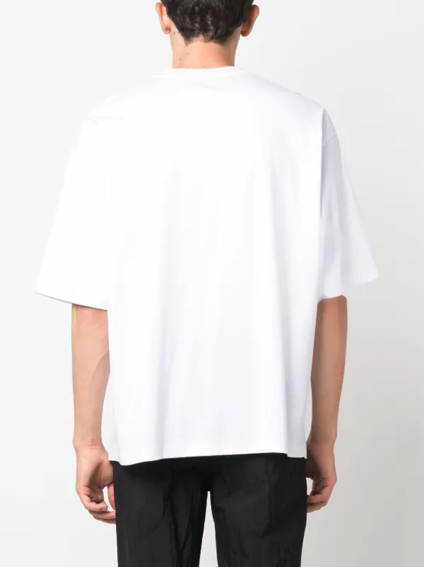 Lanvin Curb Embroidered Cotton T-shirt | White | FARFETCH