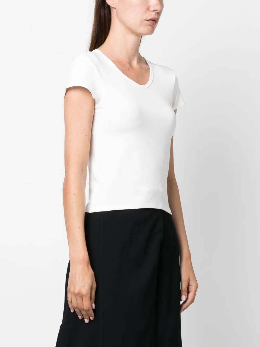The Row T-shirt met kapmouwen Wit