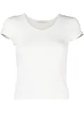 The Row scoop-neck cap-sleeve T-shirt - White