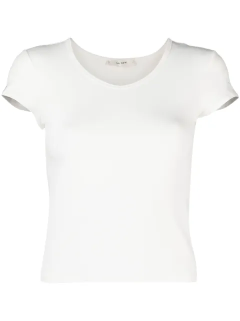 The Row scoop-neck cap-sleeve T-shirt 