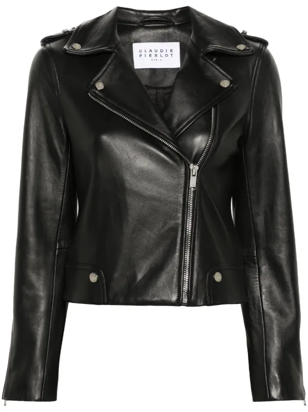 Claudie Pierlot Leather Jacket Claudie Pierlot Leather Biker