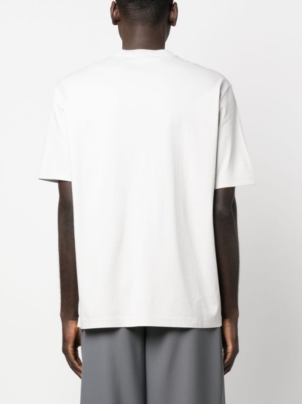 Lanvin Curb logo-embroidered Cotton T-shirt - Farfetch