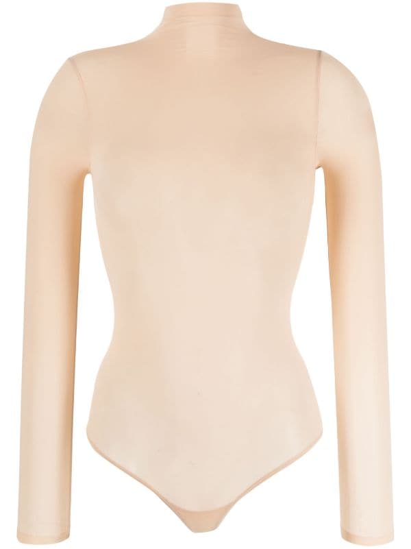 Wolford Women's Tulle Forming String Bodysuit, Nude, 38, Beige, 38 :  : Clothing, Shoes & Accessories