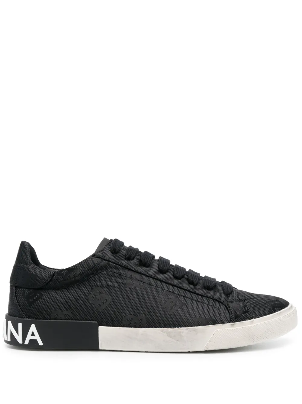 Dolce & Gabbana Portofino canvas sneakers – Black