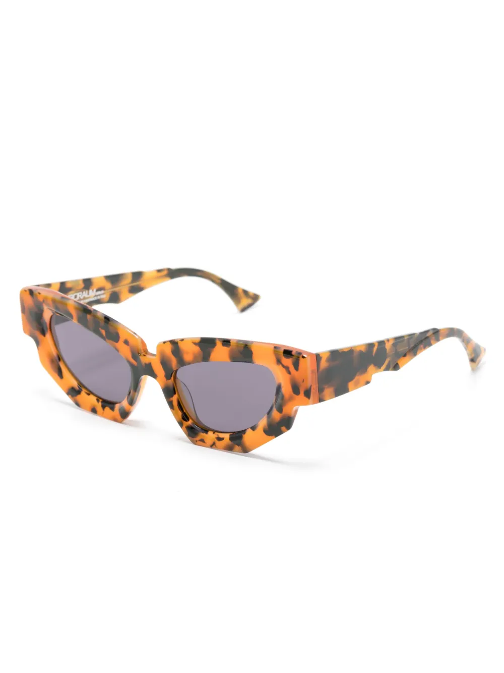 Kuboraum F5 zonnebril met cat-eye montuur - Oranje