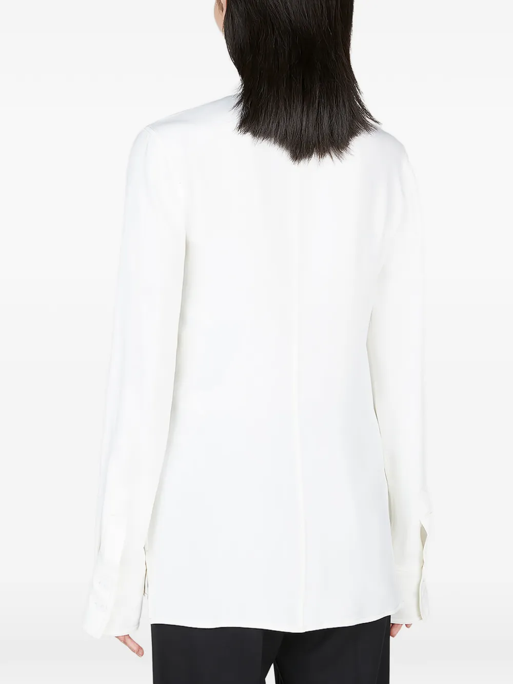 Stella McCartney Blouse met gespreide kraag Wit
