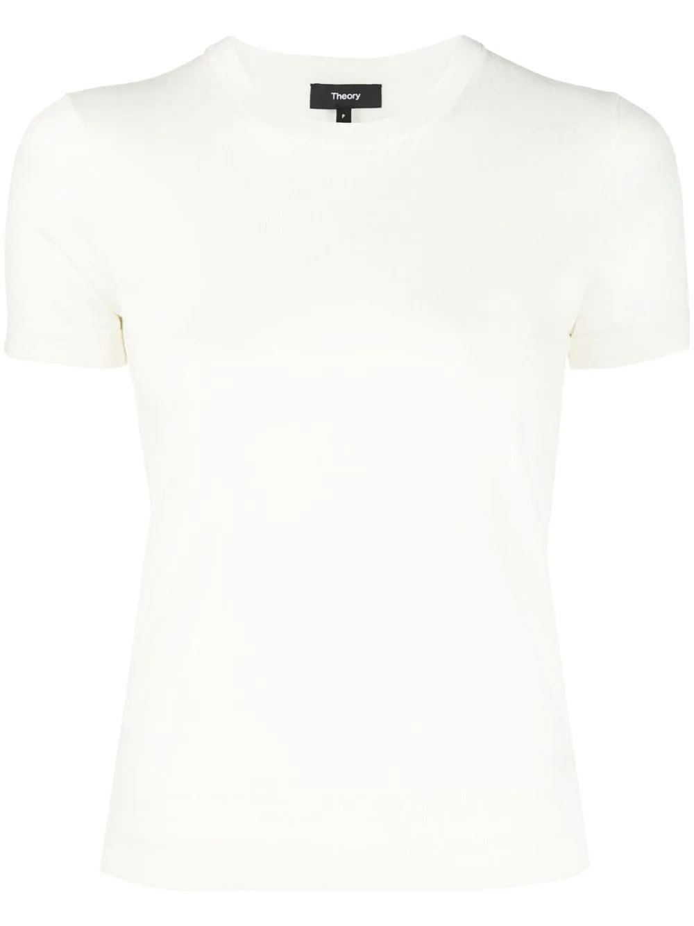 Theory Fine-knit Wool-blend Top In White